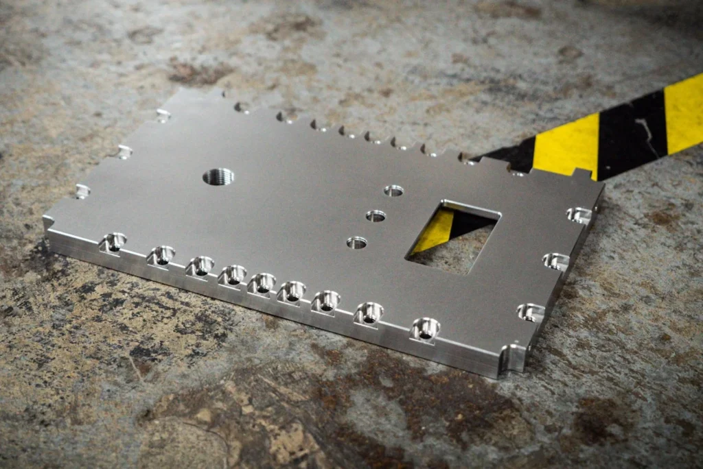Steel base plate for oil and gas industry electronics